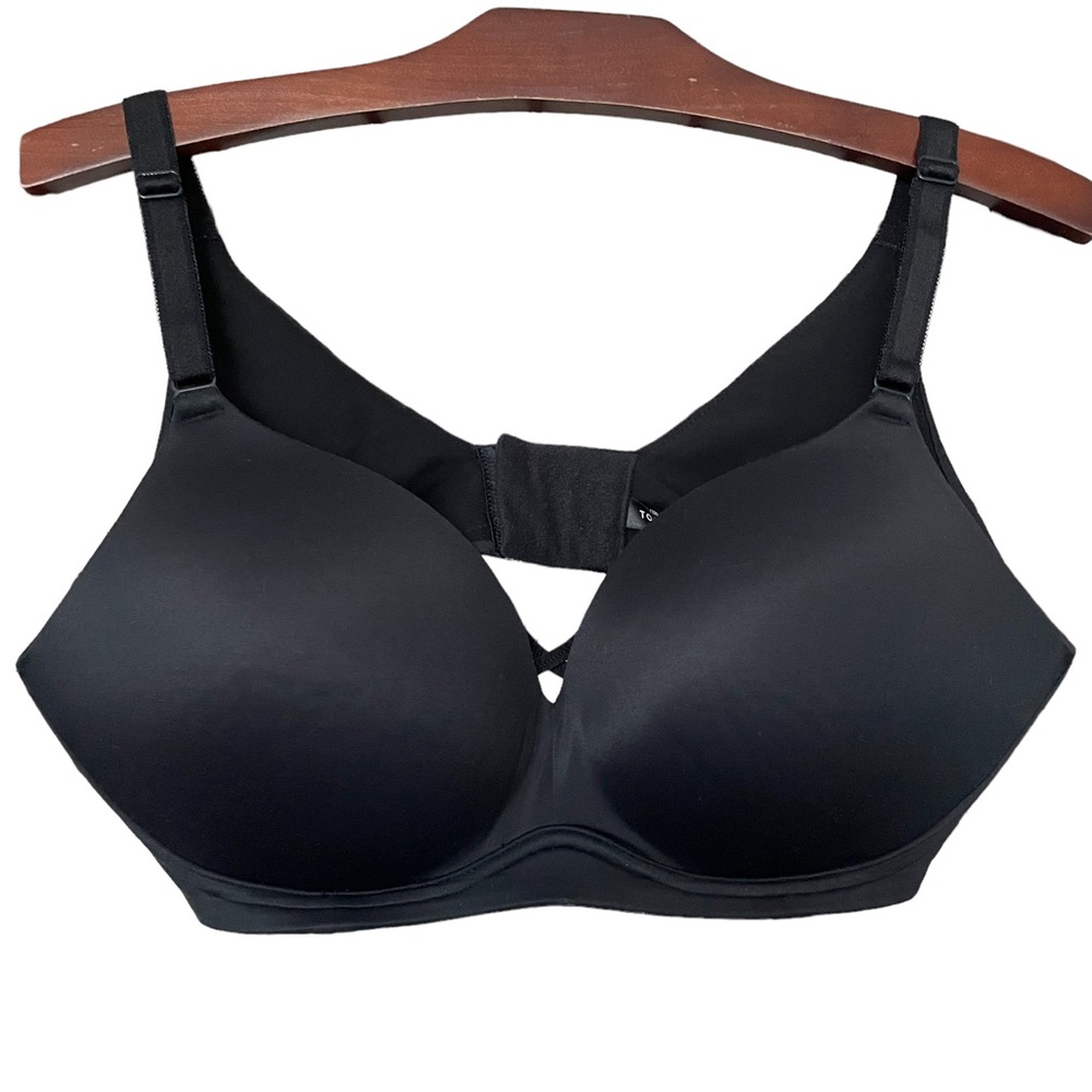 Torrid Curves Full Support Push-up Padded Back Smoothing Black Bra Size 40DD